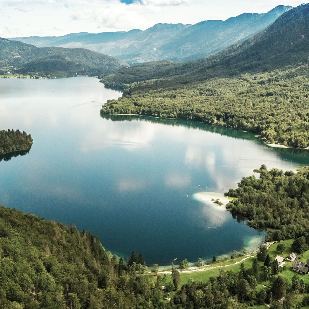 Julian Alps bohinka bohinj lake ukanc glacial origin lake