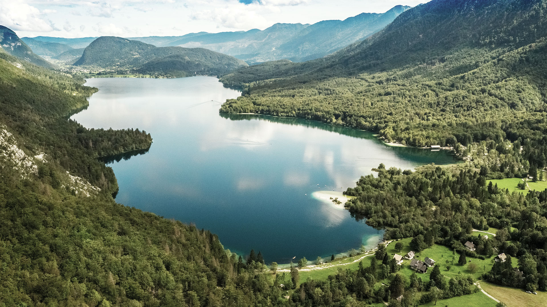 bohinka bohinj lake ukanc glacial origin lake