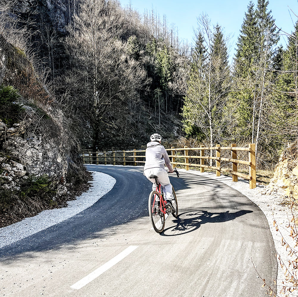 Julian Alps bohinka cycling trail slovenia