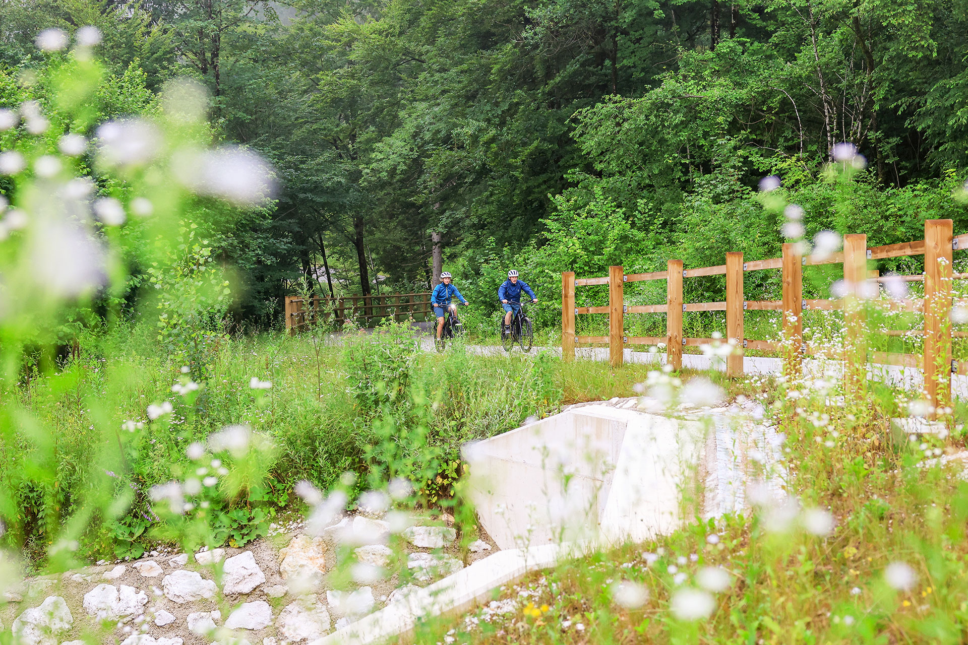 bohinka safe biking path