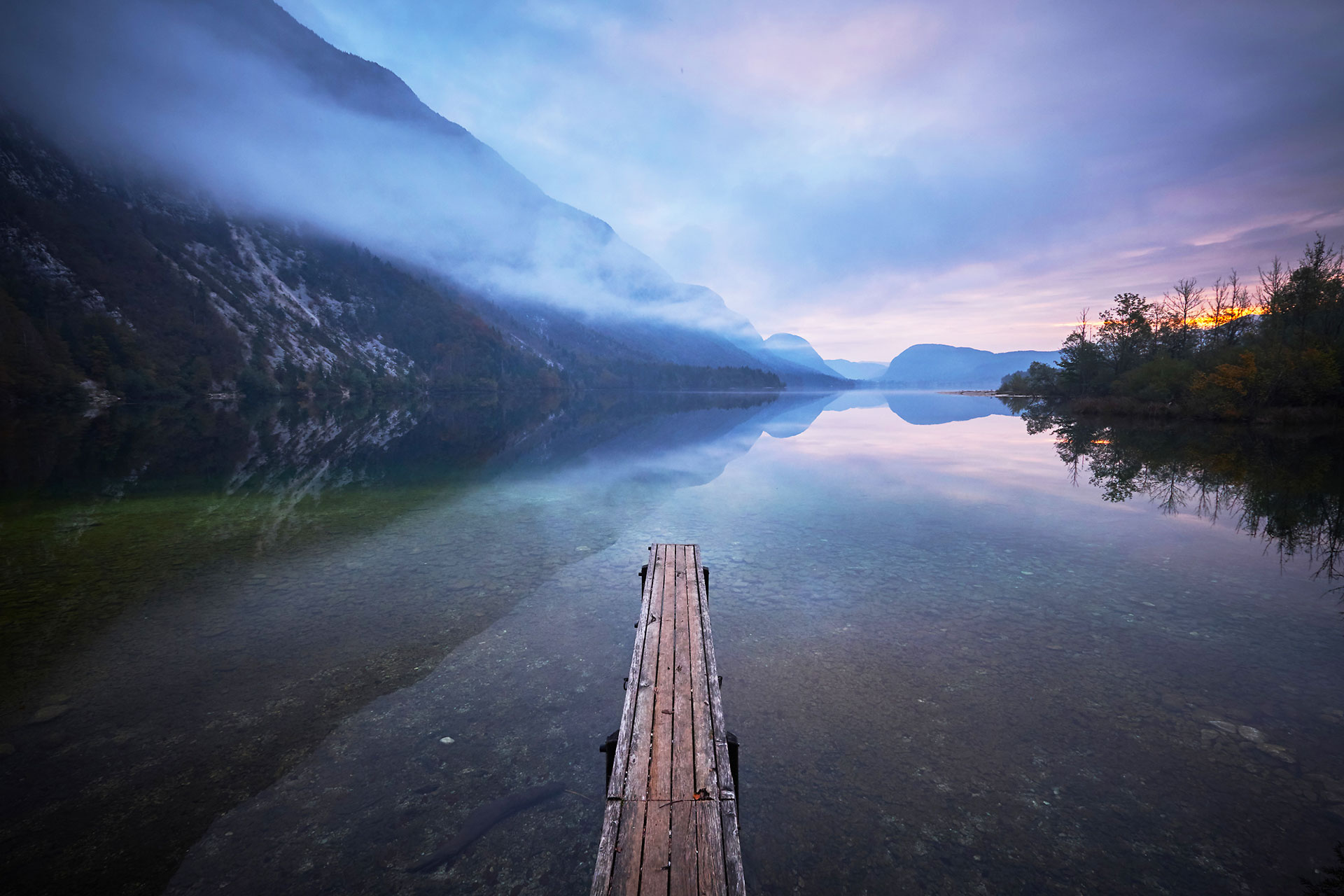 bohinka lake bohinj pier